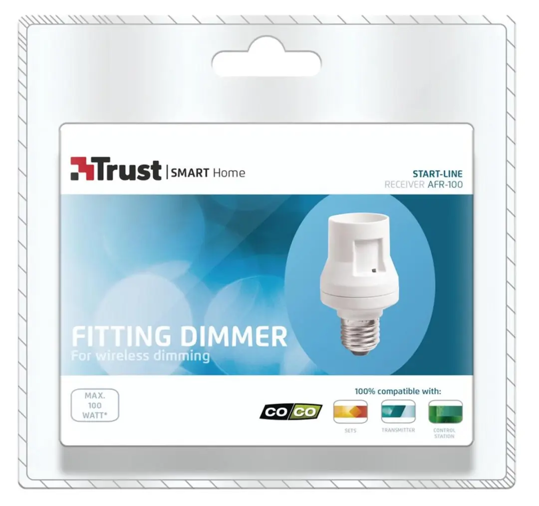 Trust KlikAanKlikUit Dimmer Fitting E27 AFR-100 - 100W - Wit