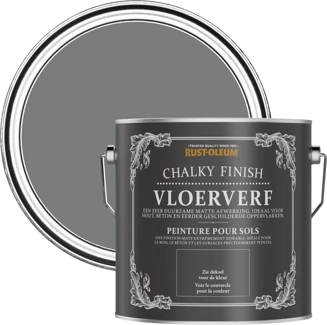 Rust-Oleum Grey Vloerverf Torch Grey 2,5L