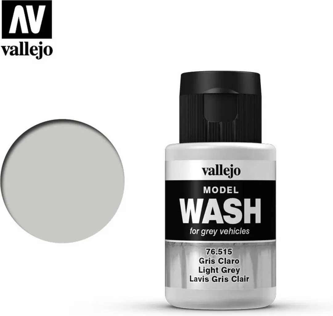 Vallejo Model Wash Light Grey 35ml