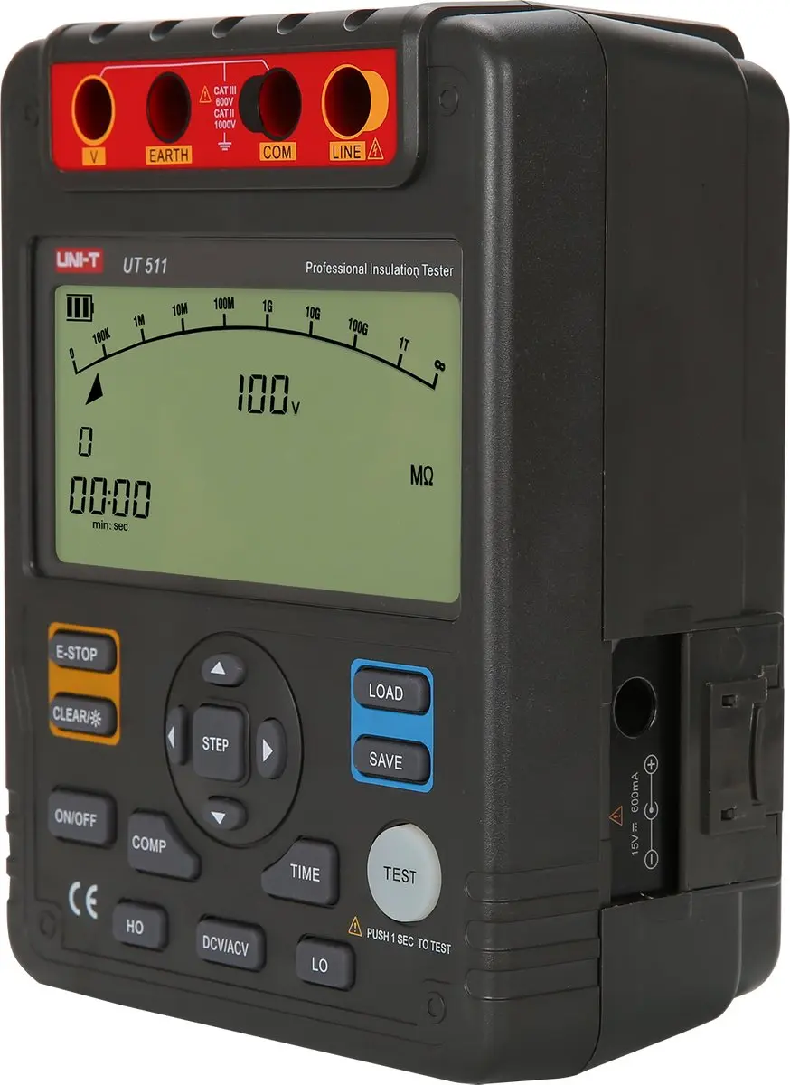 UNI-T UT511 Weerstandsmeter - Isolatiemeting - Grijs
