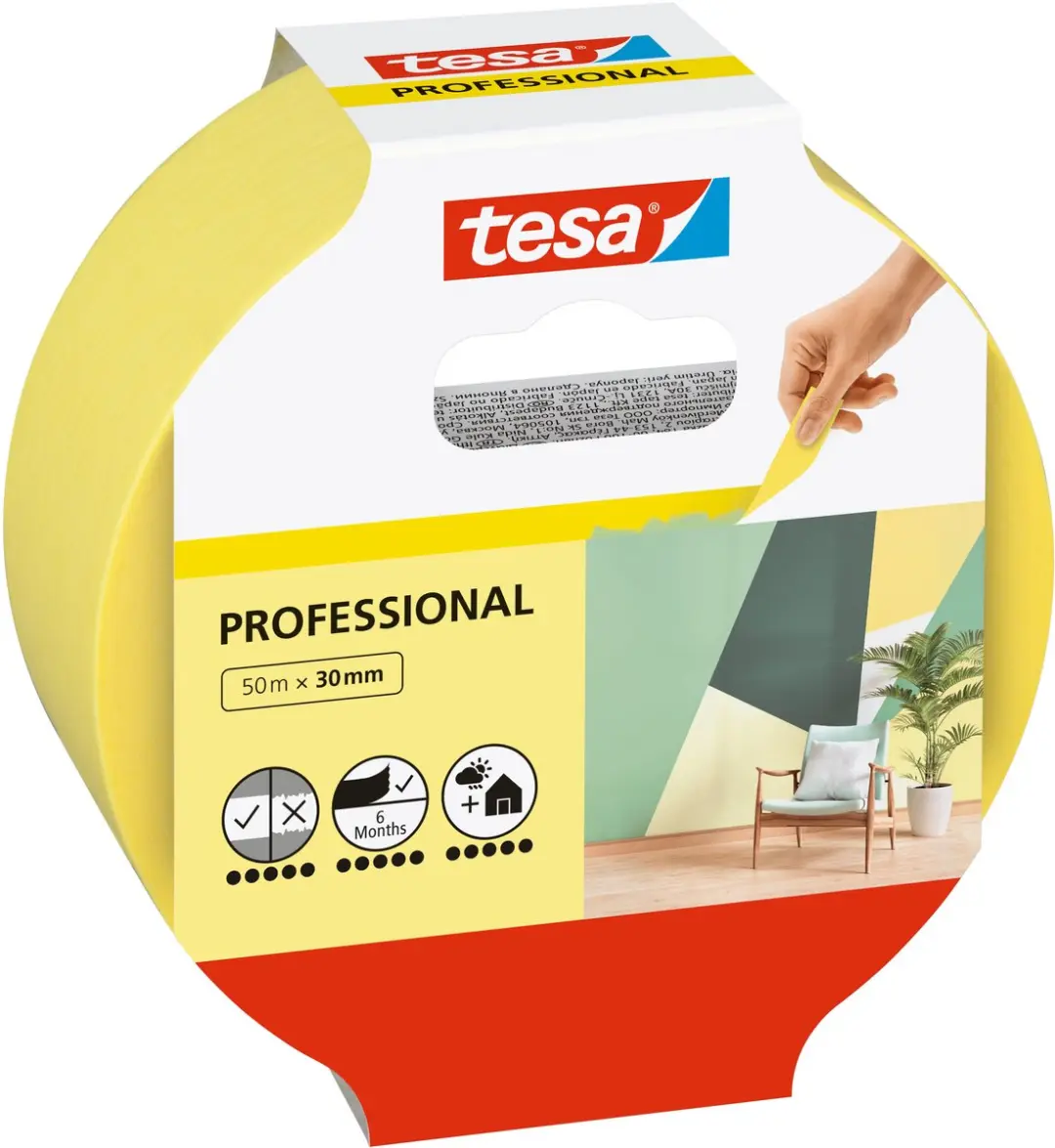 Tesa Professional Schilderstape Washi 50m x 30mm