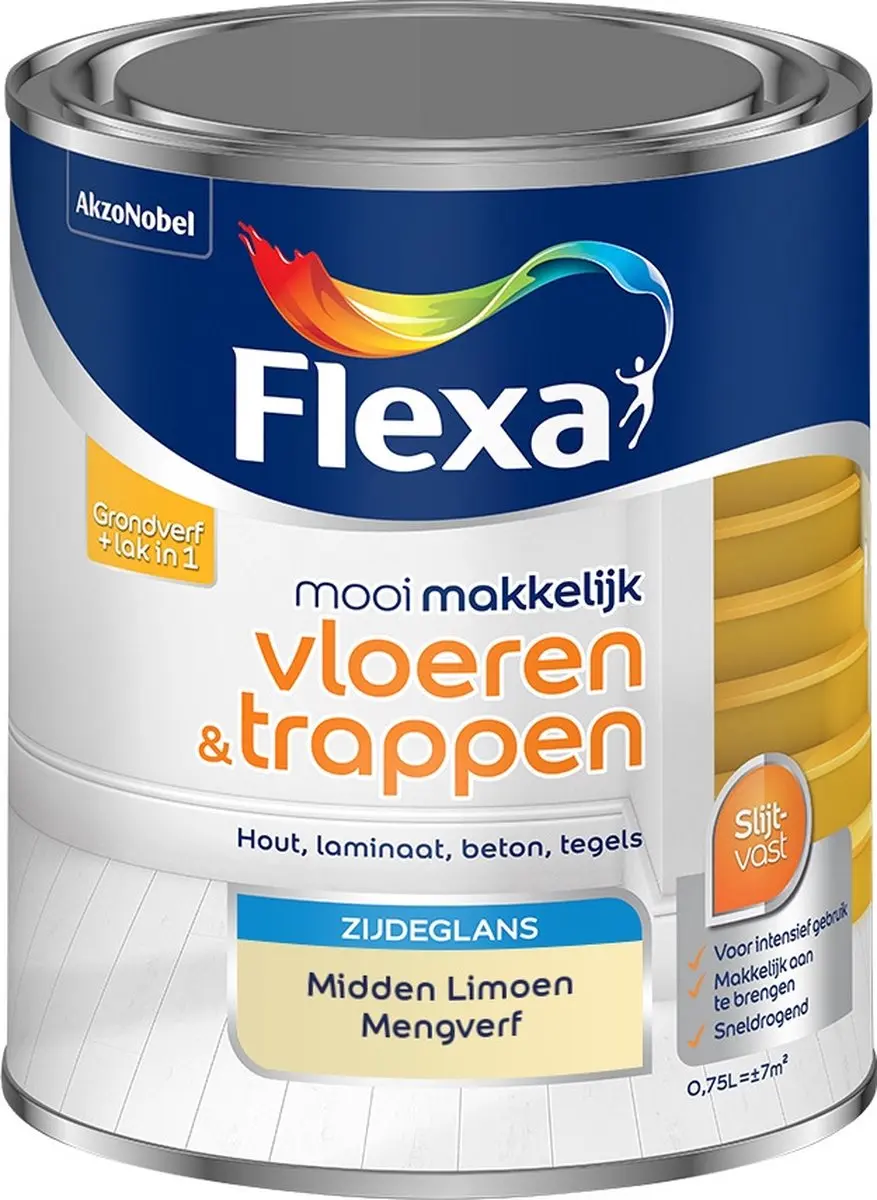 Flexa Mengverf Midden Limoen 750ml