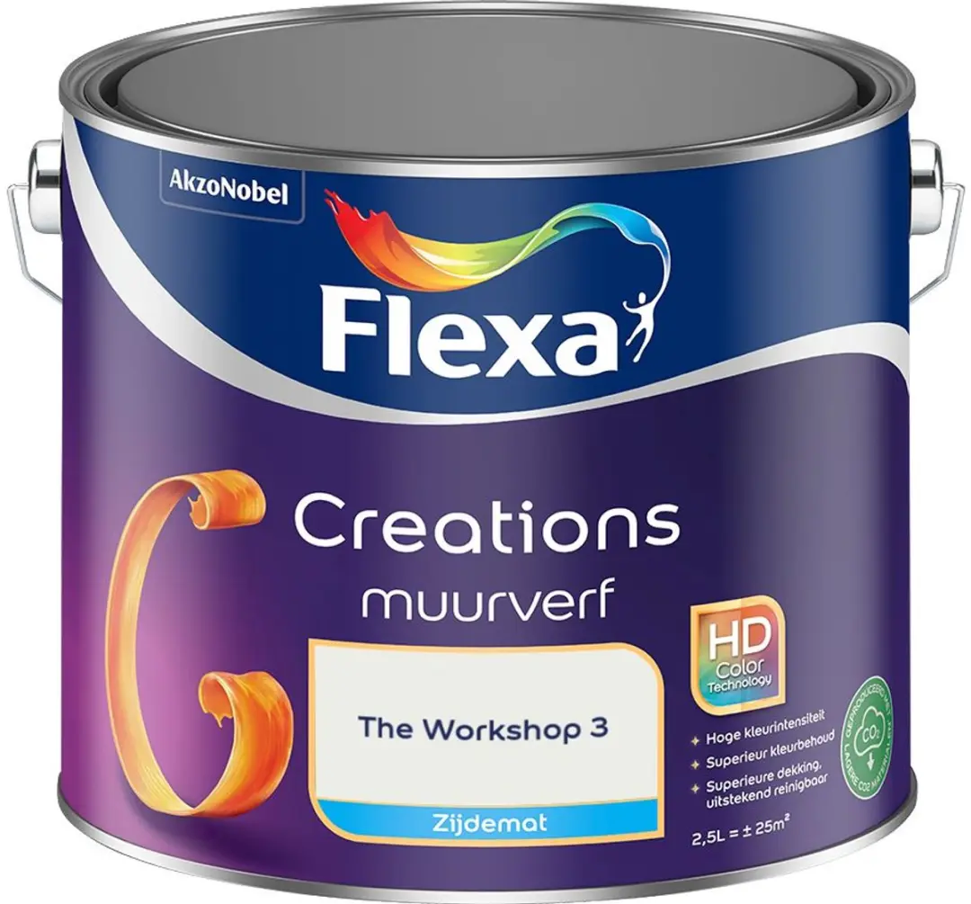Flexa Creations Muurverf Zijdemat The Workshop 3