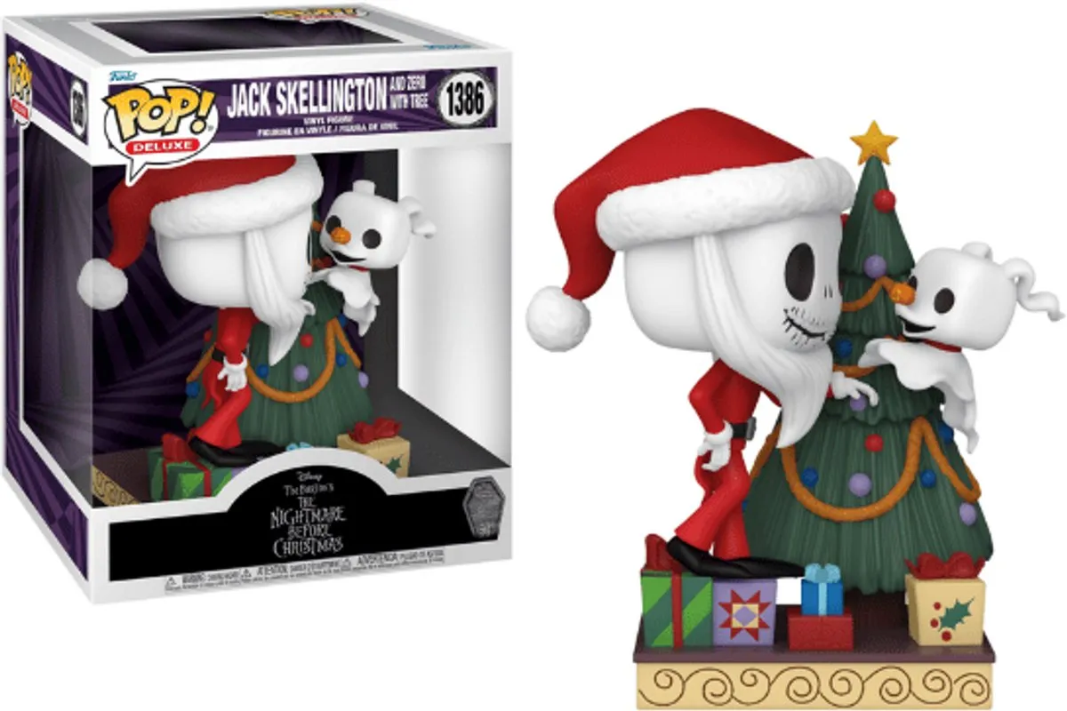 Funko The Nightmare Before Christmas POP! Deluxe Jack & Zero - 9cm - Multicolor