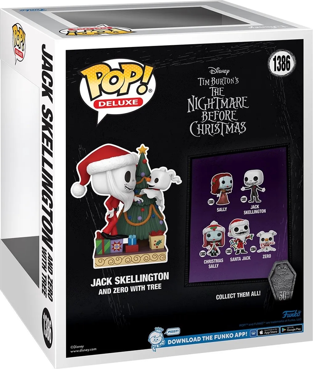 Funko The Nightmare Before Christmas POP! Deluxe Jack & Zero - 9cm - Multicolor