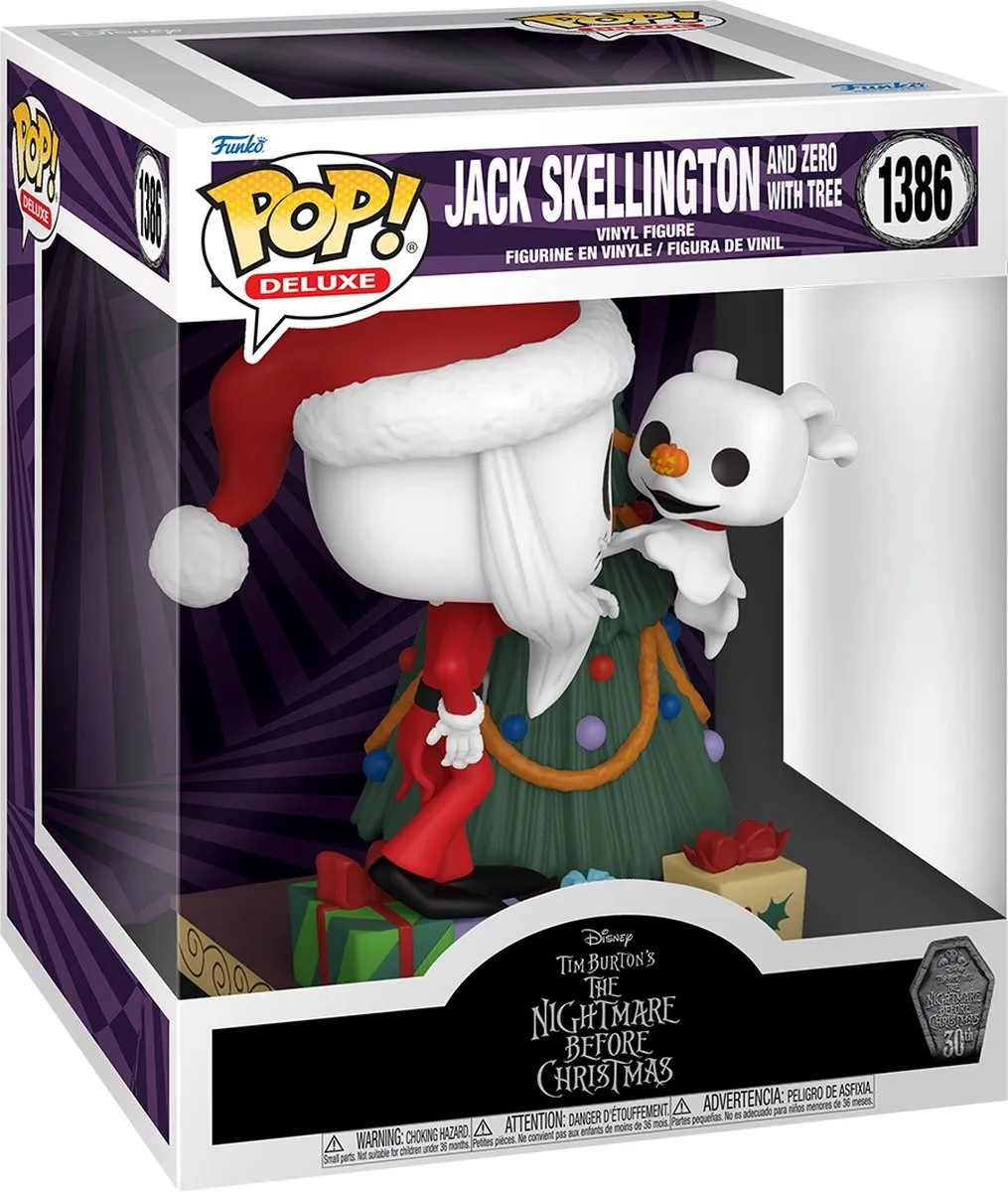 Funko The Nightmare Before Christmas POP! Deluxe Jack & Zero - 9cm - Multicolor