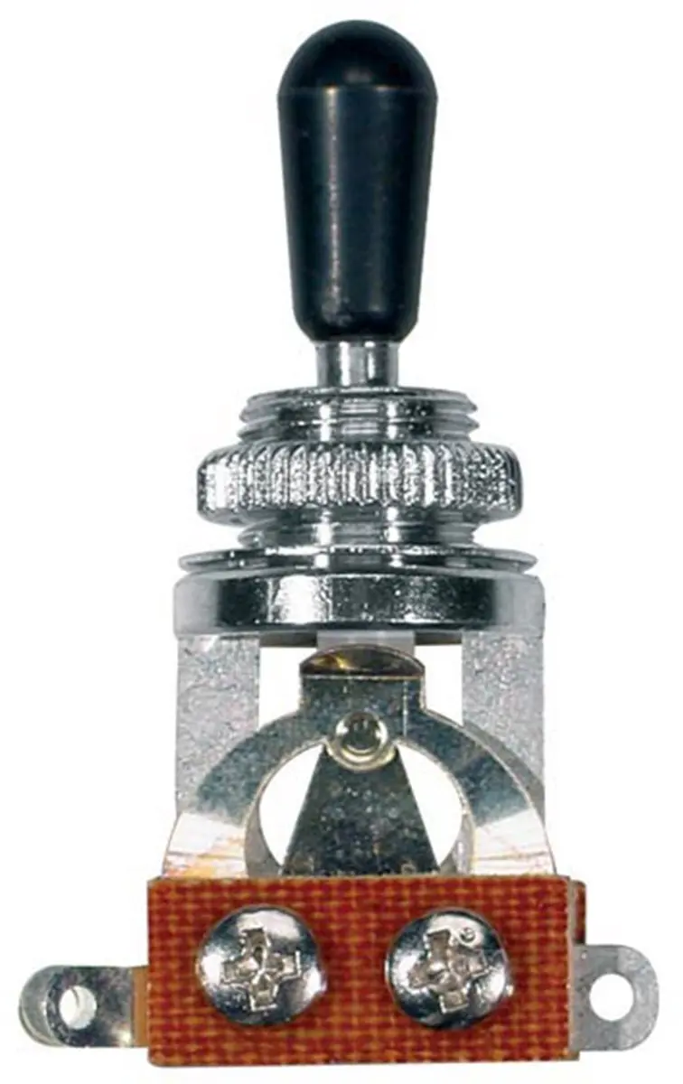 Boston SW-23-NB 3-Weg Toggle Switch - Nikkel/Zwart