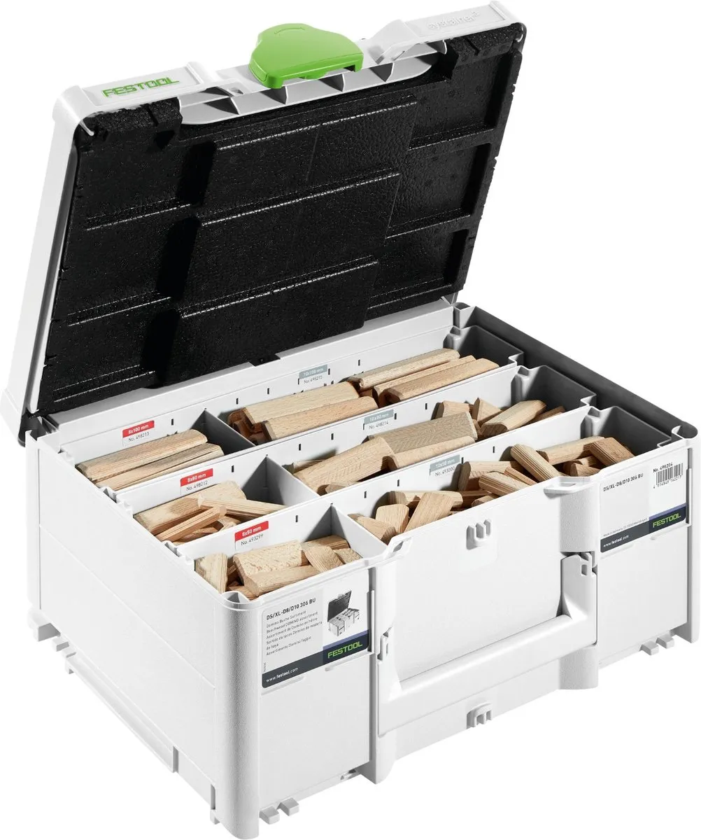 Festool DOMINO XL D8/D10 Assortiment 306 Stenen