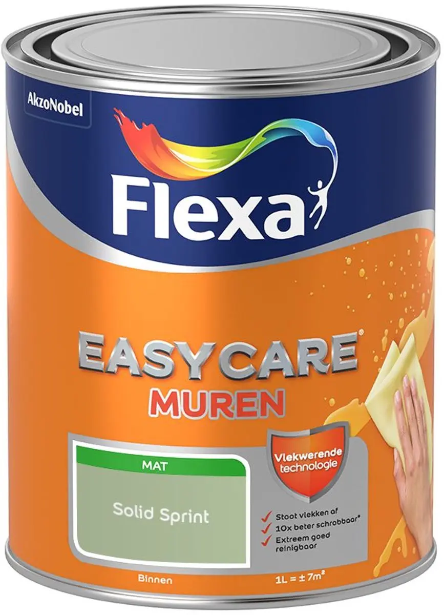 Flexa Easycare Muren Solid Sprint Mengverf 1L