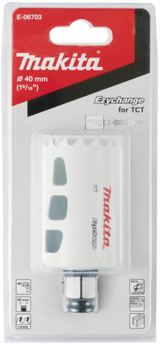 Makita EZYCHANGE TCT Gatenzaag 40mm - E-06703 - afbeelding 3 van 3