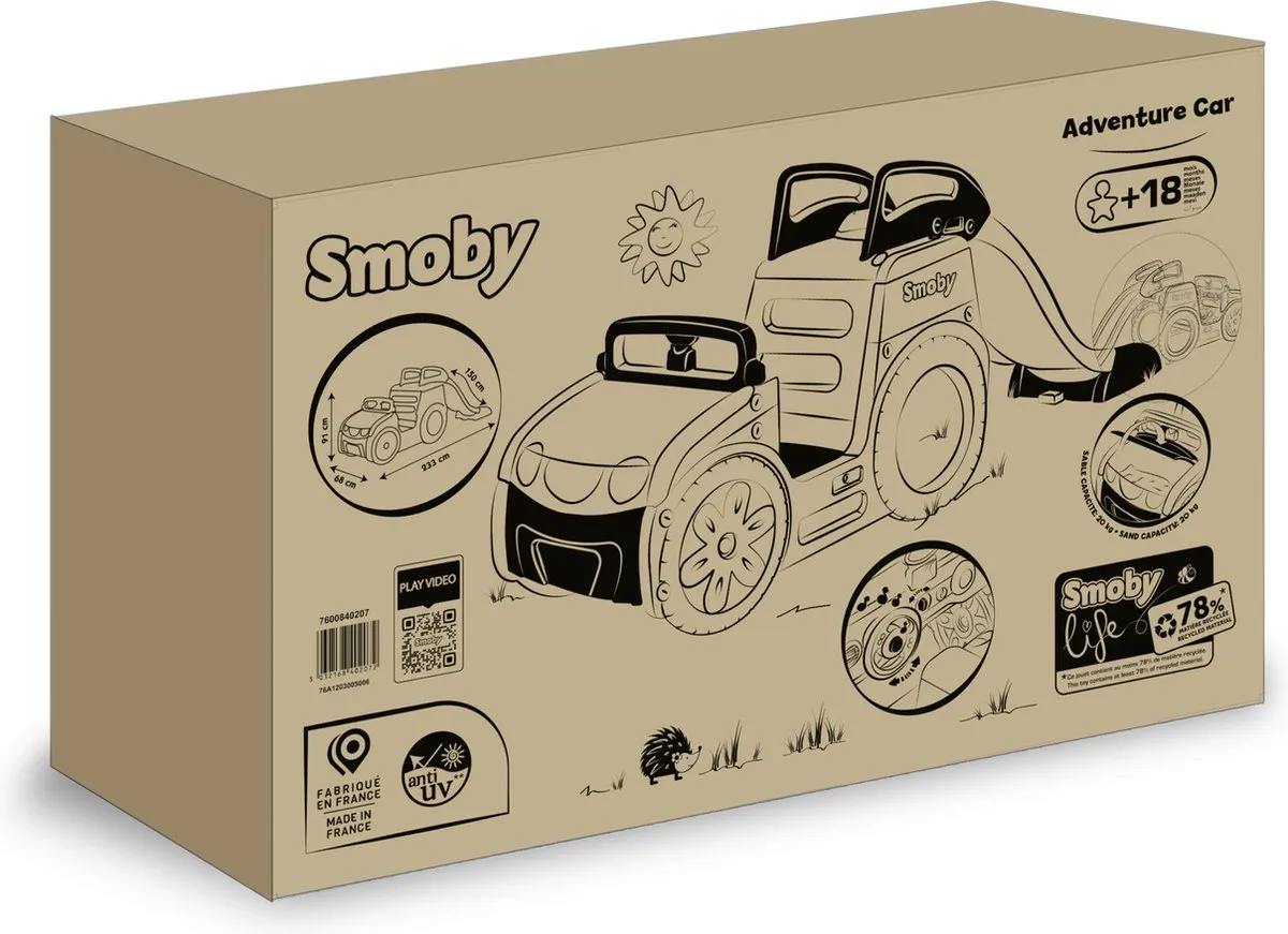 Smoby Life Adventure Car 7600840207 - Avonturenauto