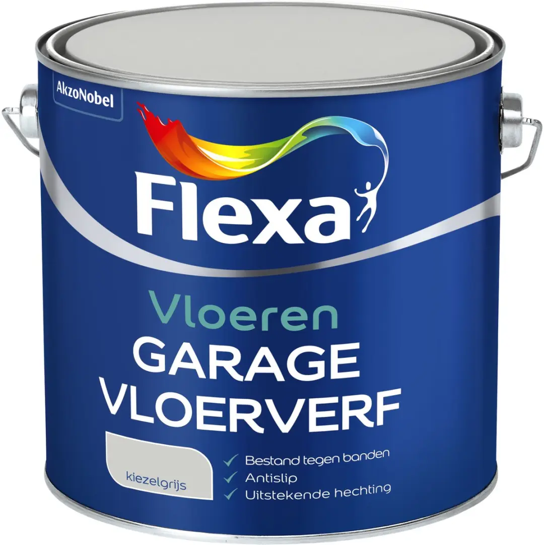 Flexa Garagevloerverf Kiezelgrijs 2,5L