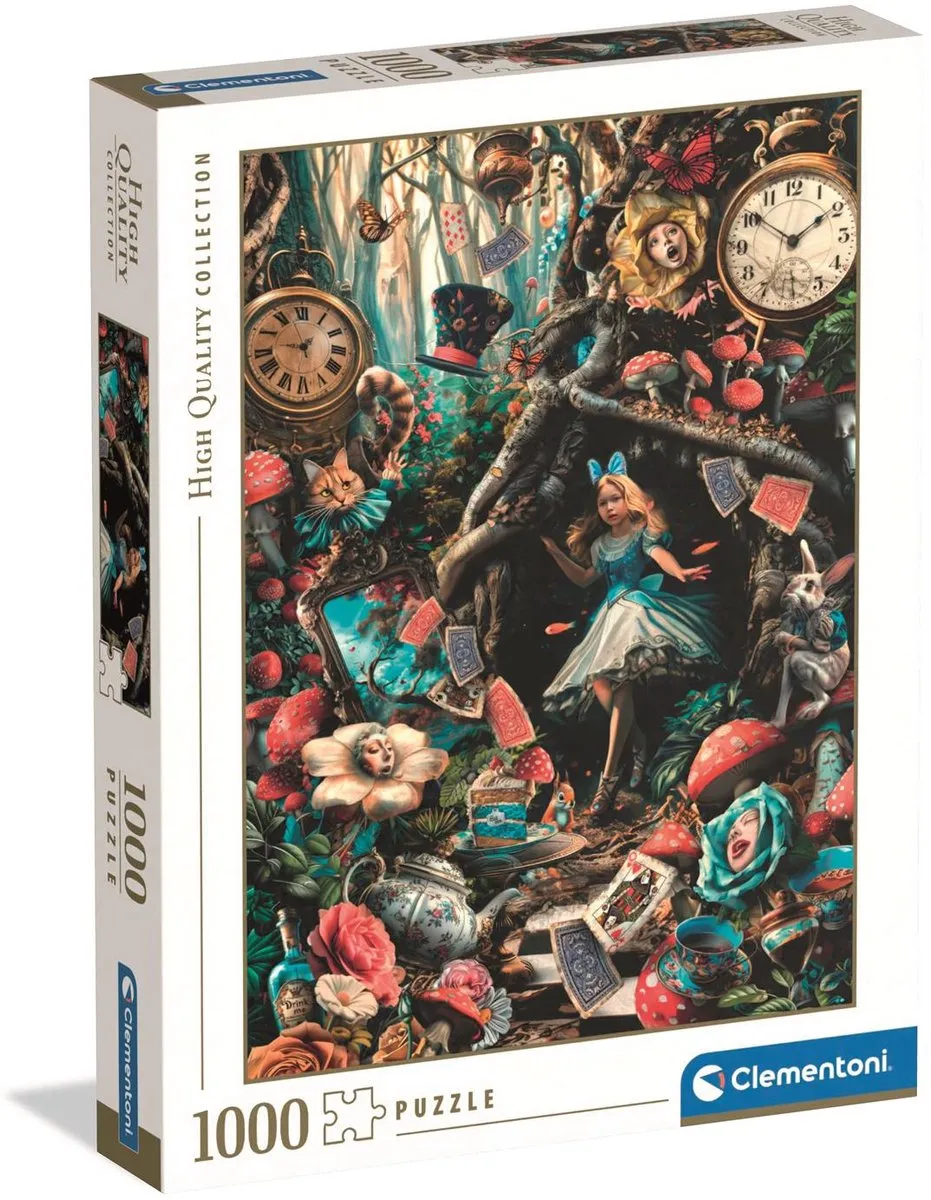 Clementoni Puzzel 1000 Stuks Een Dag in Wonderland