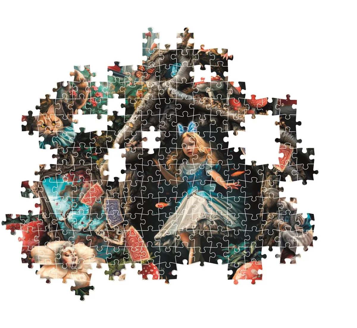 Clementoni Puzzel 1000 Stuks Een Dag in Wonderland - Multikleur