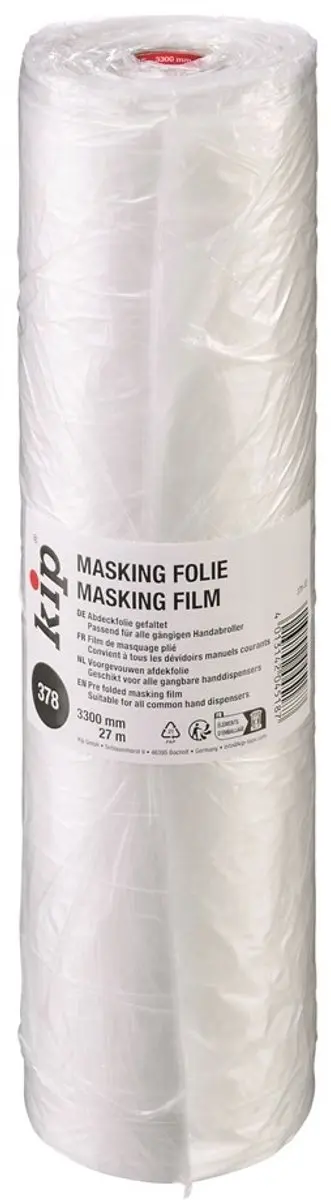 Kip 378 Afdekfolie 600mm x 55m - Meerkleurig