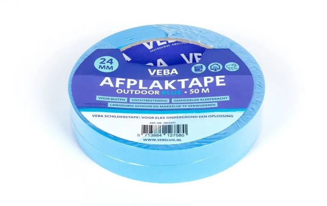VEBA Superior UV Bestendig Afplaktape 25mm