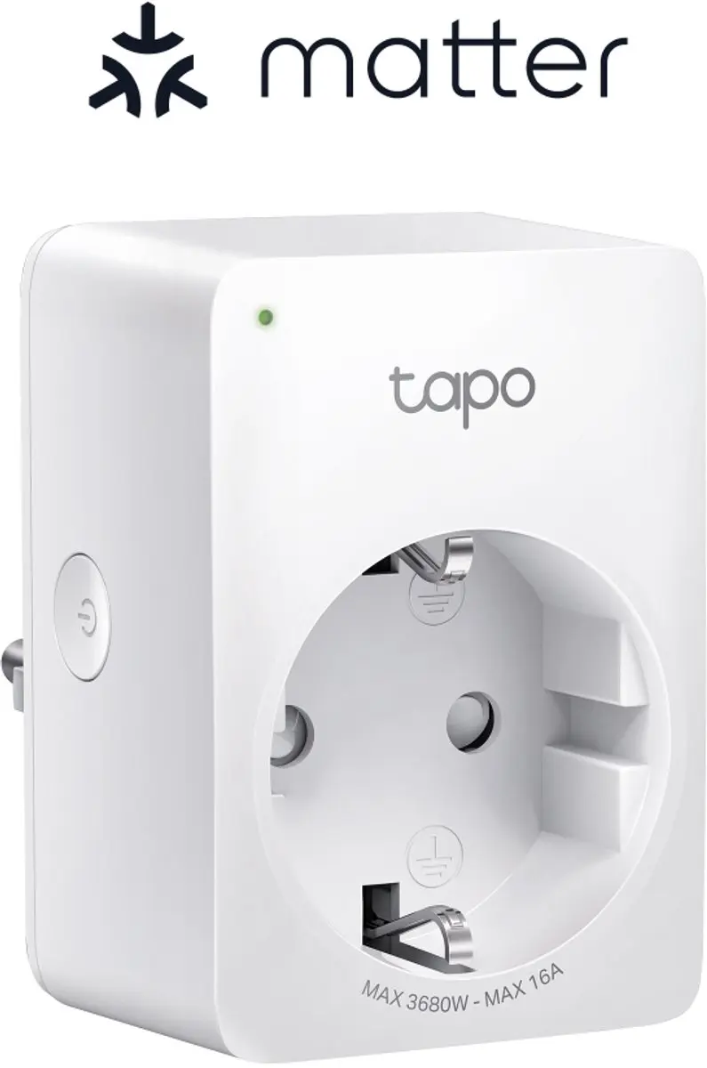 TP-Link Tapo P110M Slimme Stekker - Energiebewaking - Wit
