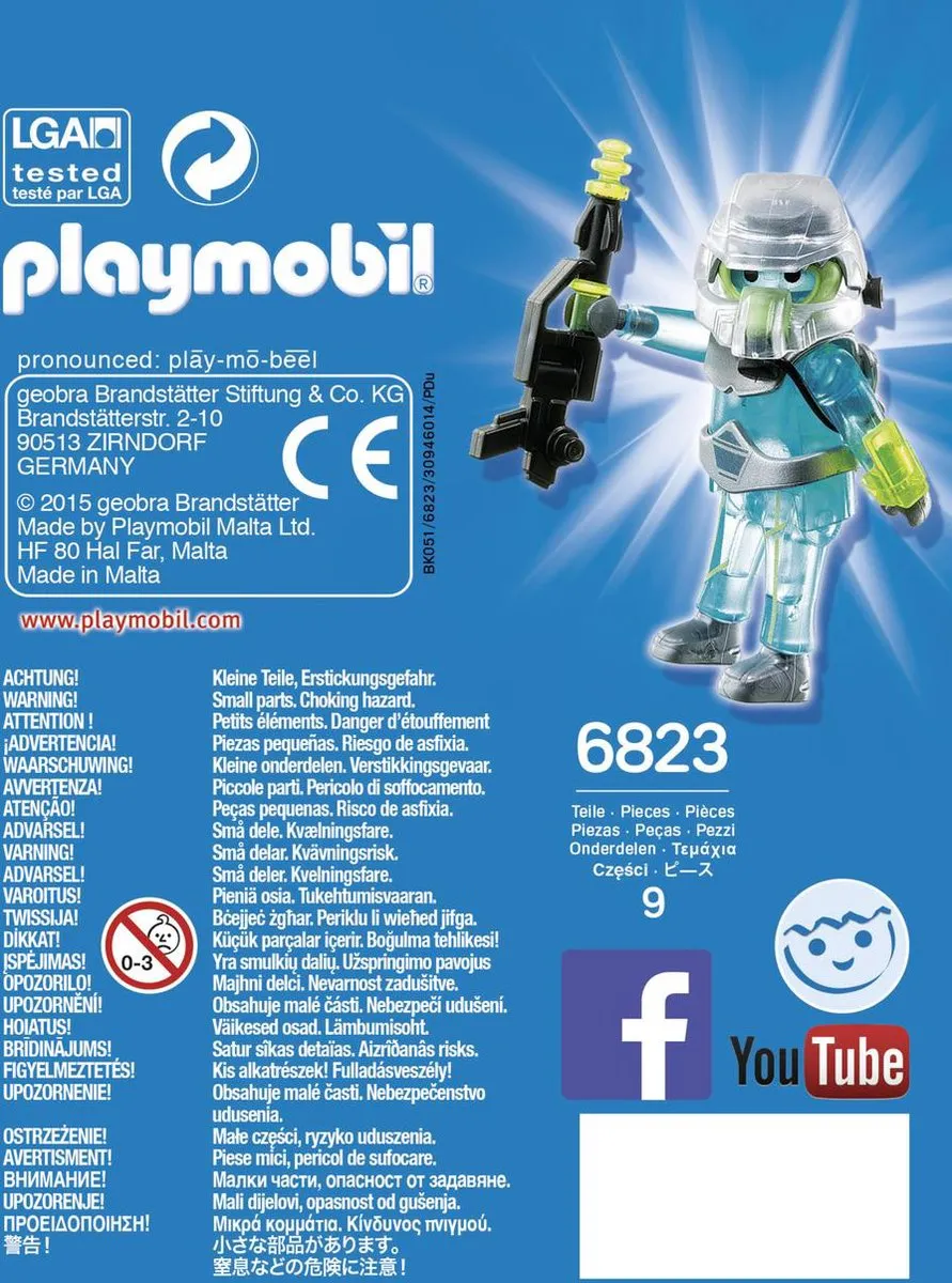 Playmobil Ruimtesoldaat 6823 - Lichtblauw