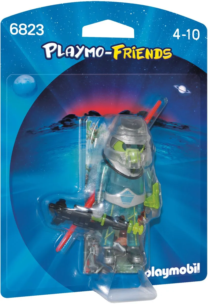 Playmobil Ruimtesoldaat 6823 - Lichtblauw - afbeelding 6 van 6