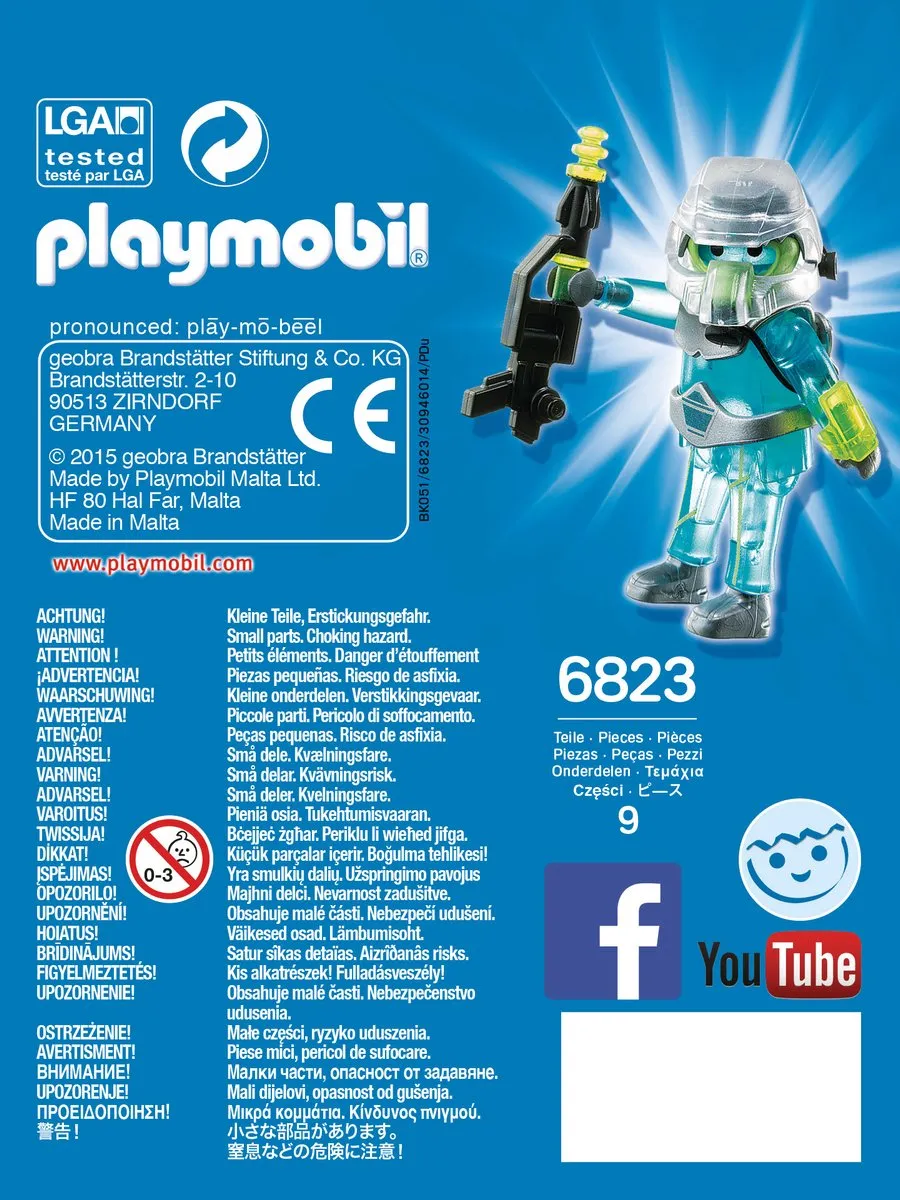 Playmobil Ruimtesoldaat 6823 - Lichtblauw