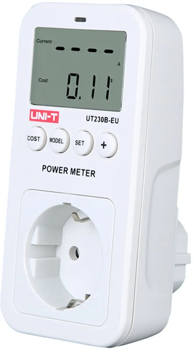 UNI-T UT230B-EU Slimme Energiemeter Stopcontact - 3680W - Wit