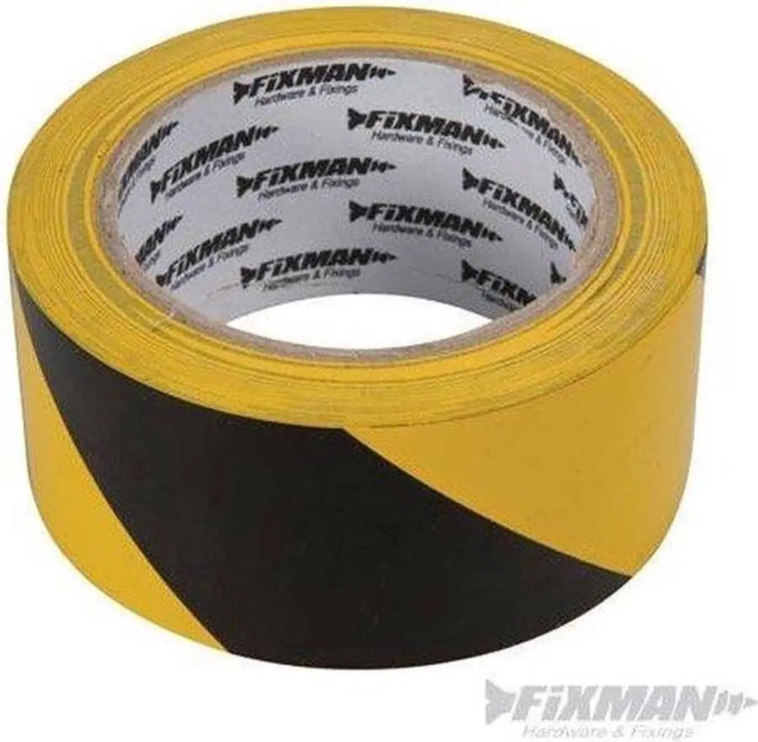 Silverline Veiligheidstape 50mm x 33m - Rood/Wit