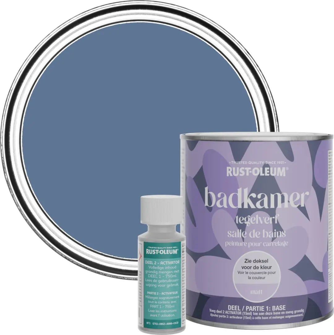 Rust-Oleum Blauwe Rivier Badkamer Tegelverf Matt 750ml