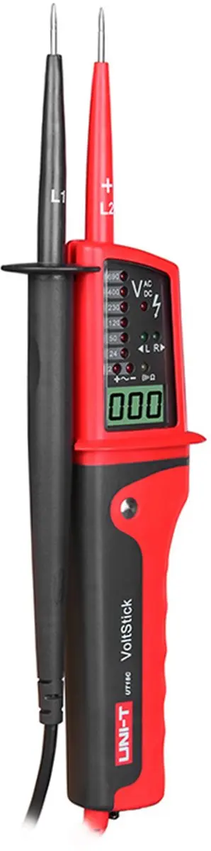 UNI-T UT15C Multifunctionele Spanningsmeter 12-690V - Rood