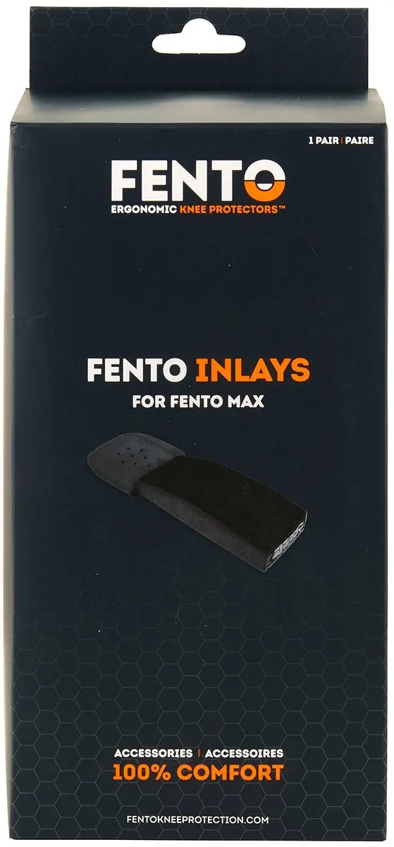 Fento Inlay voor Kniebeschermer - One Size - Zwart