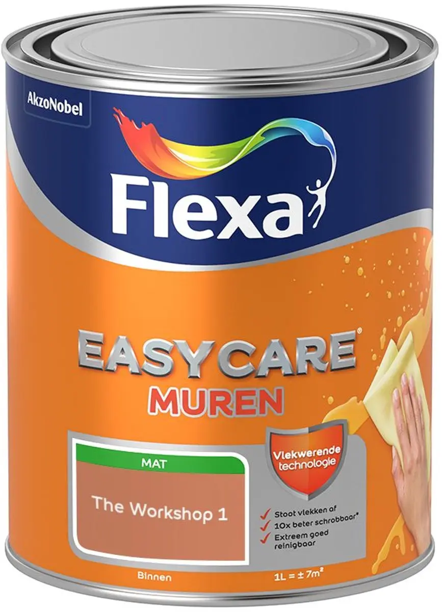 Flexa Easycare Muren The Workshop 1 Mengverf 1L