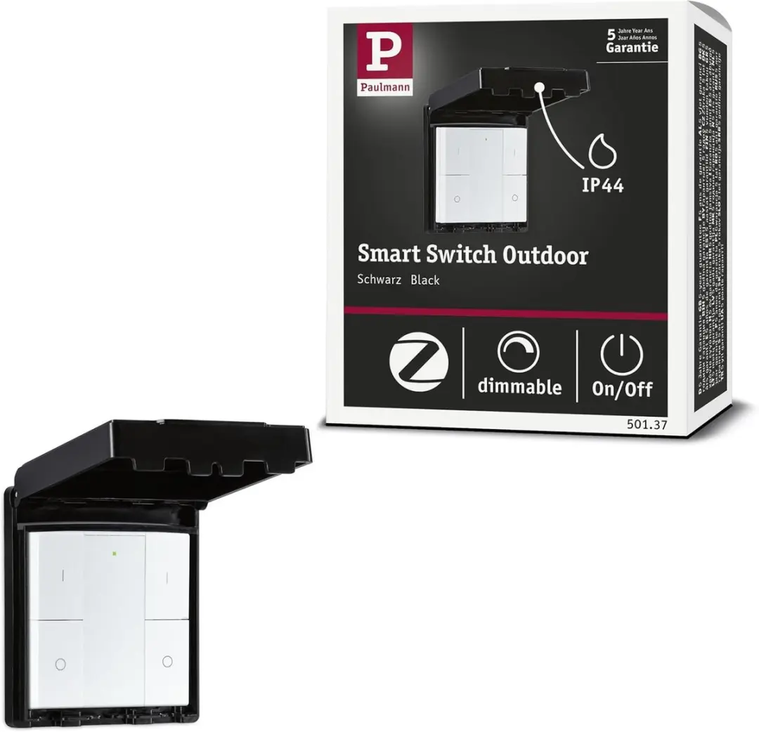 Paulmann Zigbee Wandschakelaar Outdoor On/Off/Dimm