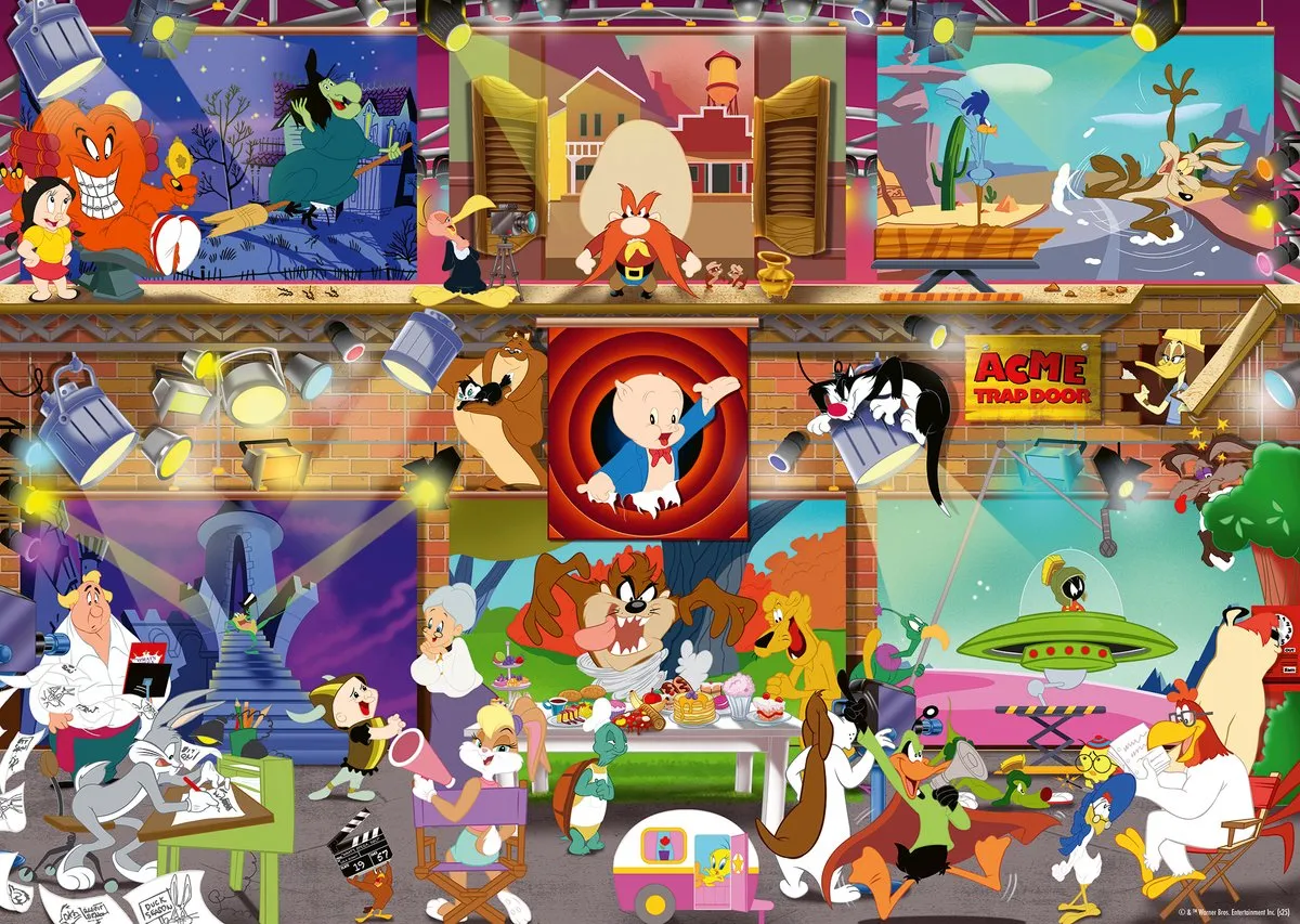 Ravensburger Looney Tunes Studio Puzzle 1000 Stuks - Multi