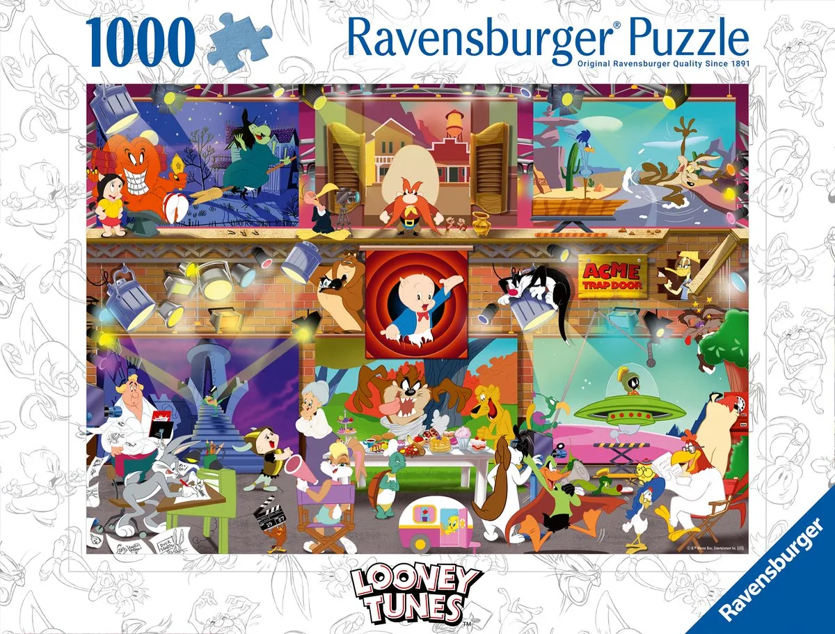 Ravensburger Looney Tunes Studio Puzzle 1000 Stuks - Multi