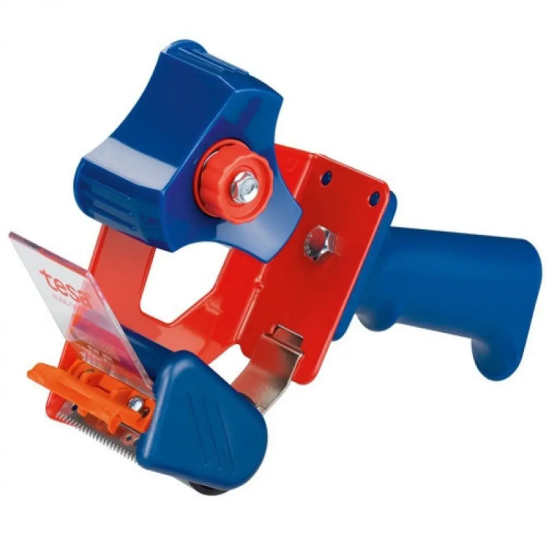 Tesa Verpakkingstaperollers - 4 Stuks - Blauw/Rood