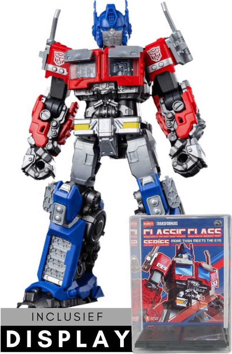 Blokees - Transformers Optimus Prime incl display box & kaarten | Auto Bots Wars Action Figure Edition | Robot technic modelbouw | model kit | Speelgoed legacy star bouwpakket | Bekend van manga & anime