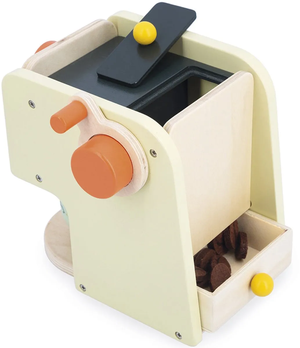 Janod Shiny Grandma Koffiemachine Speelset - 5 Accessoires