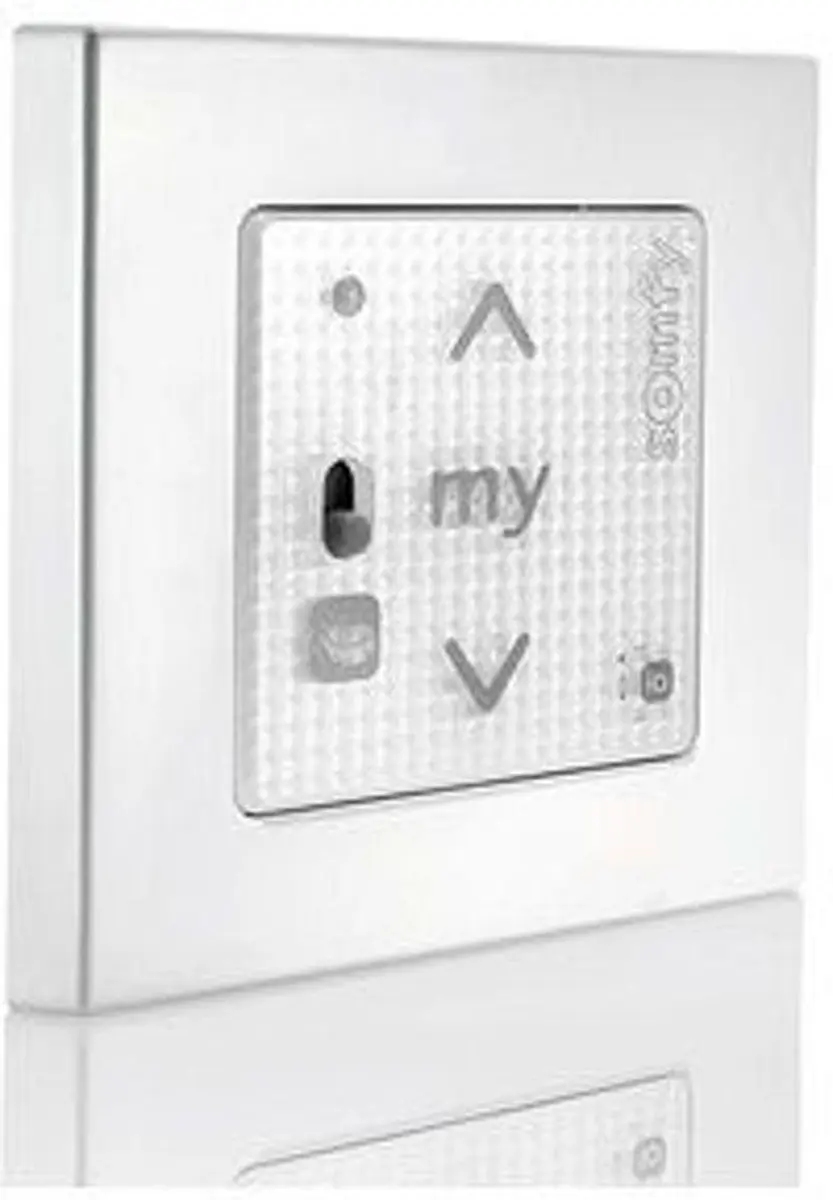 Somfy Smoove Origin RTS Wandzender - Rolluikschakelaar - Wit