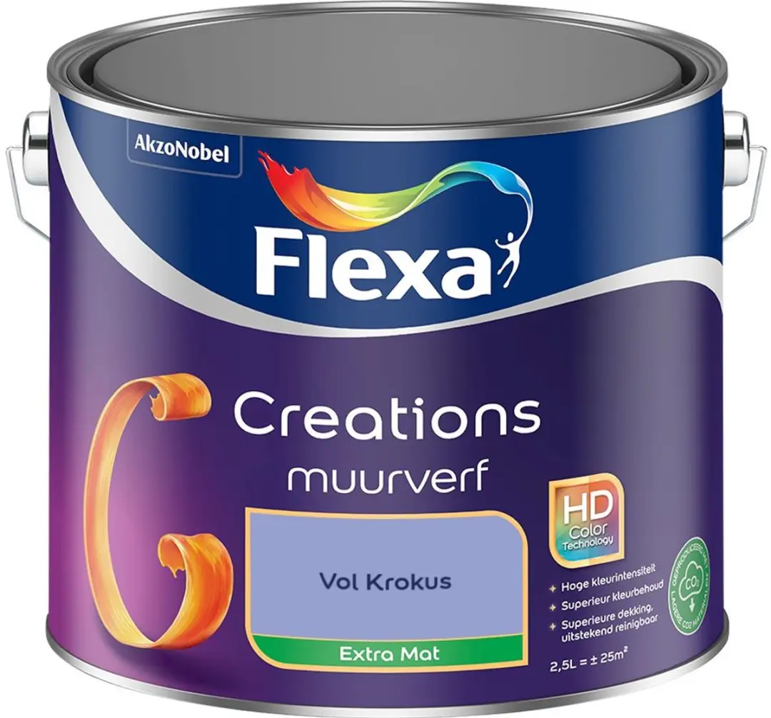 Flexa Creations Muurverf Extra Mat Vol Krokus 2,5L