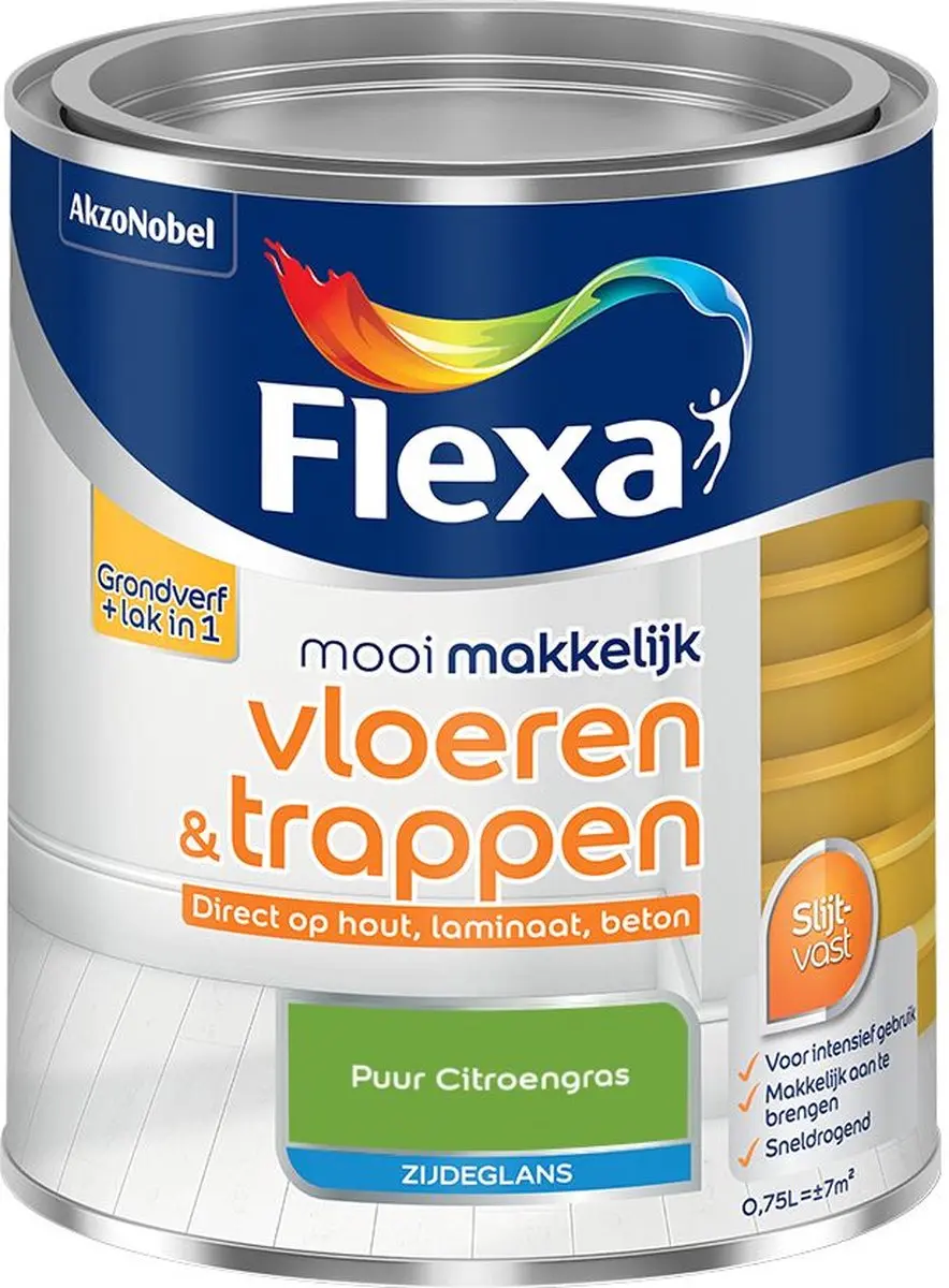 Flexa Mengverf Puur Citroengras 750ml