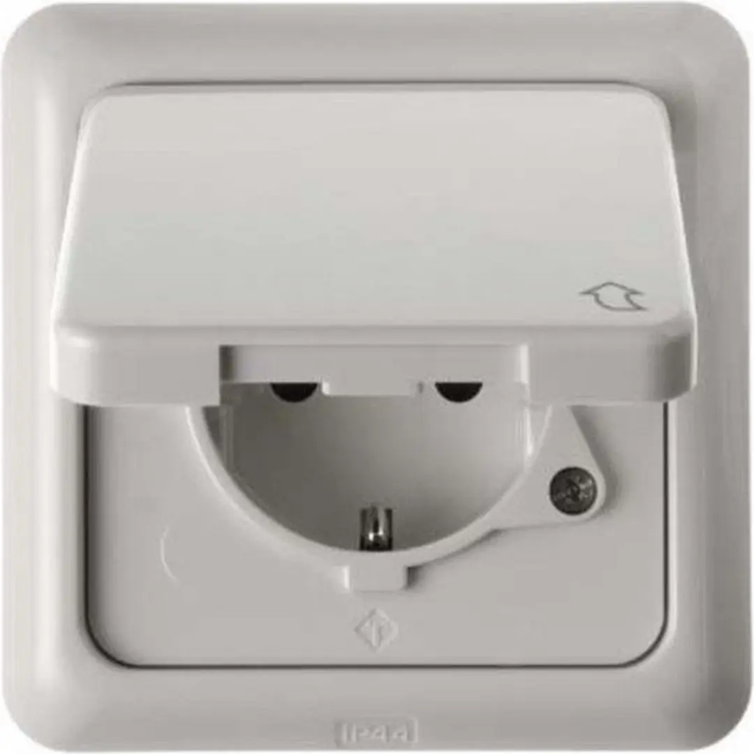 Hager 4718 BER Schuko Wandcontactdoos