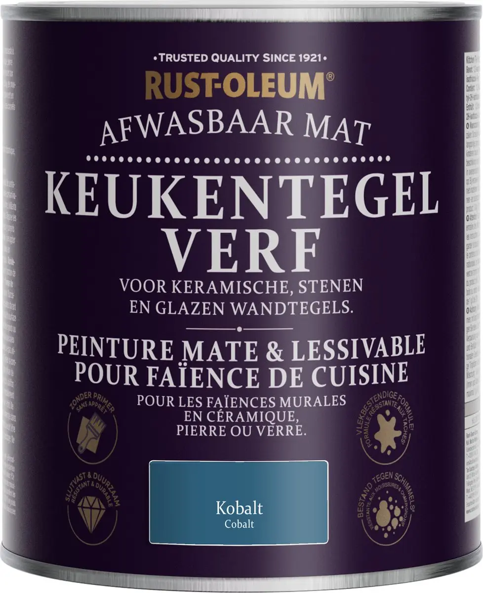 Rust-Oleum Blauwe Verf Kobalt 750ml