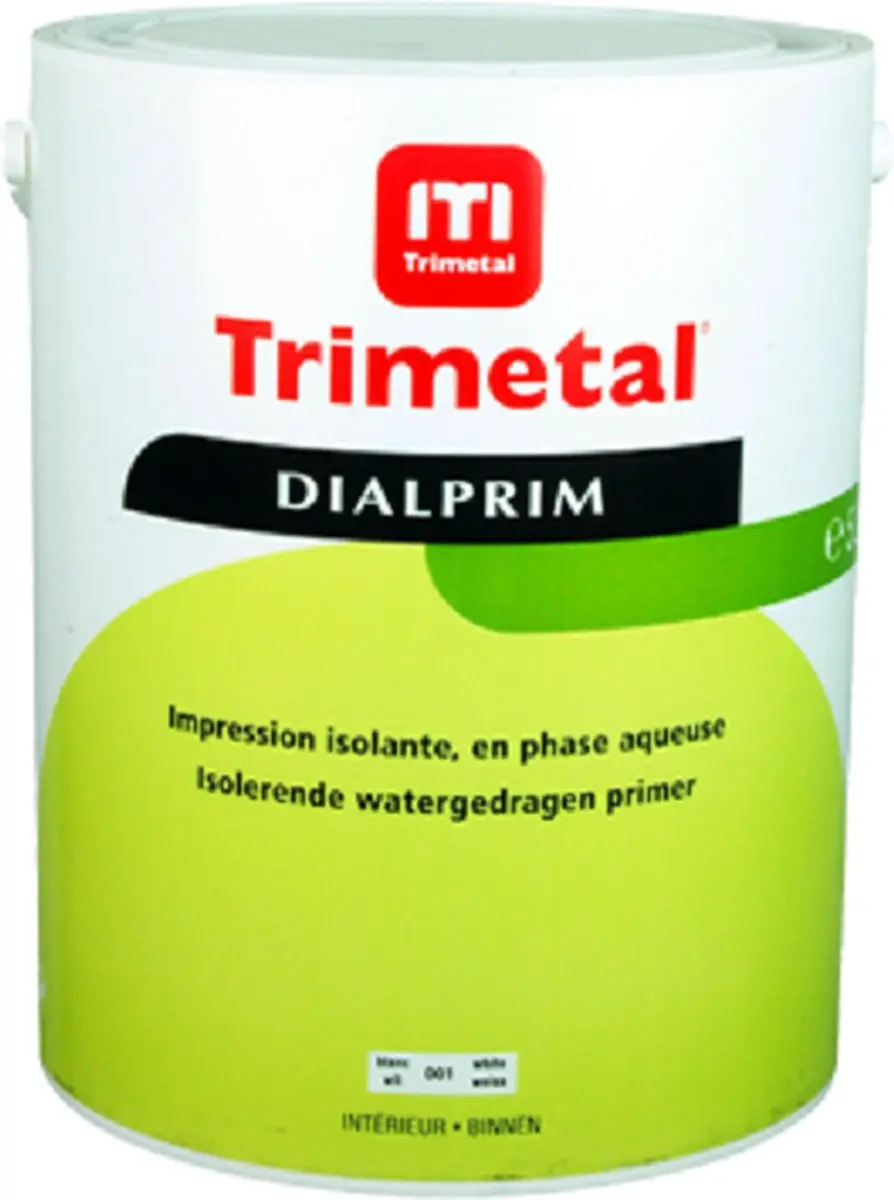 Trimetal Dialprim Verf - 1L - Wit