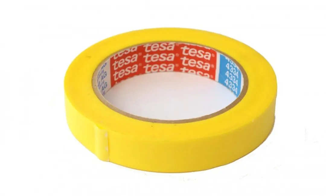 Tesa Precieze Masking Tape 19mm x 50m - Geel