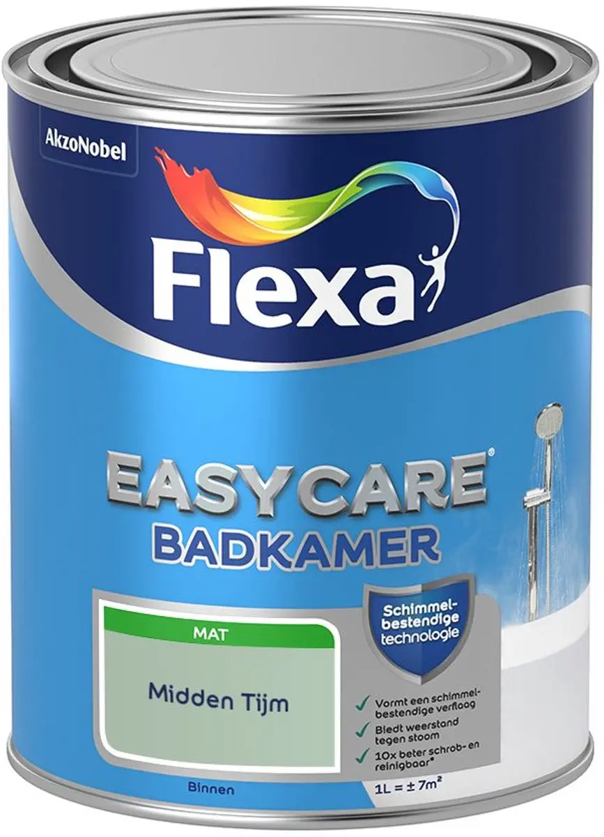 Flexa Easycare Badkamerverf Midden Tijm 1L
