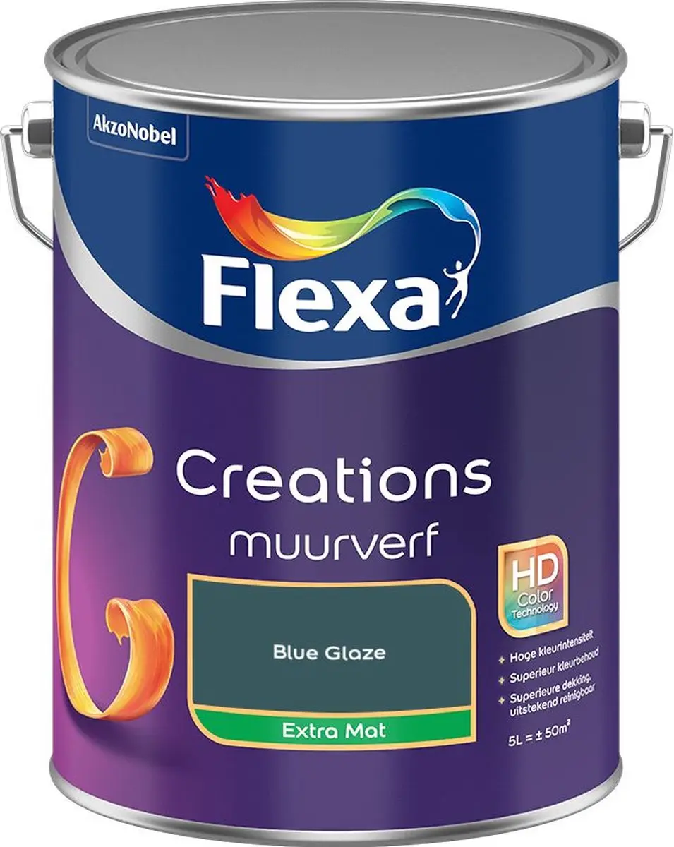 Flexa Creations Muurverf Extra Mat Blue Glaze