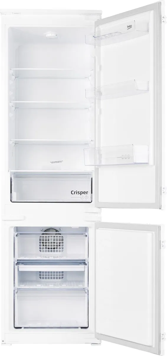 Beko BCHA275K41SN Inbouw Koel-vriescombinatie 275L