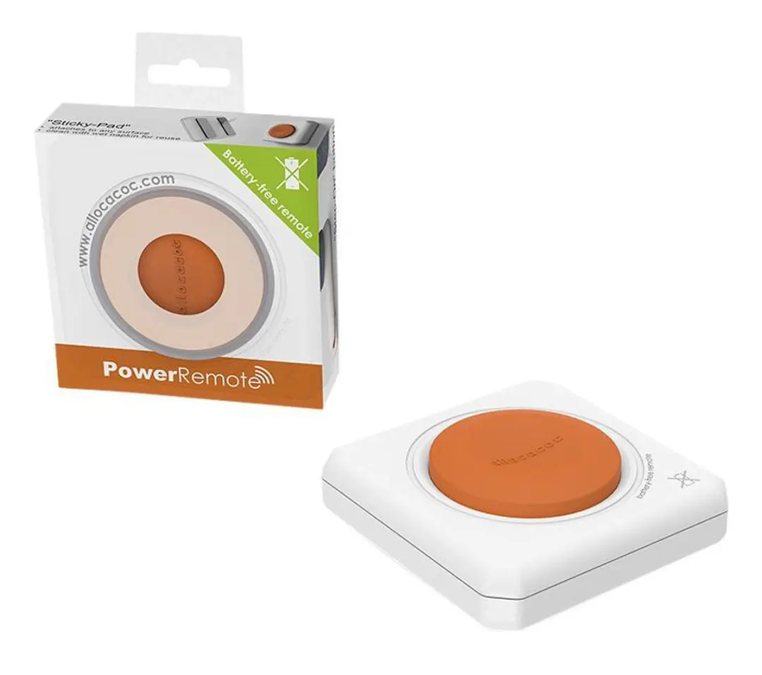 Allocacoc PowerRemote Afstandsbediening - Wit/Oranje