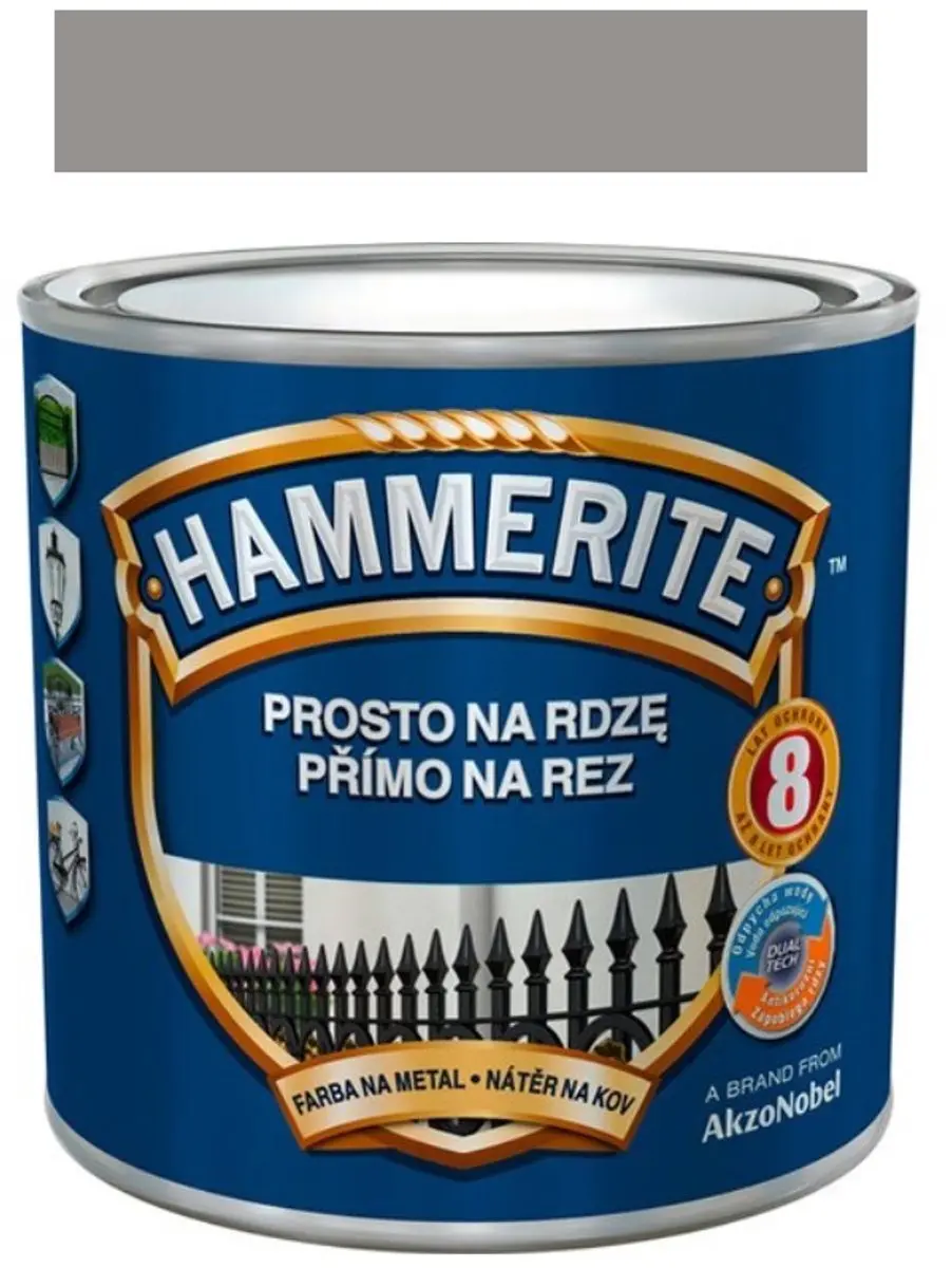 Hammerite Direct Roest Glad 0,25L