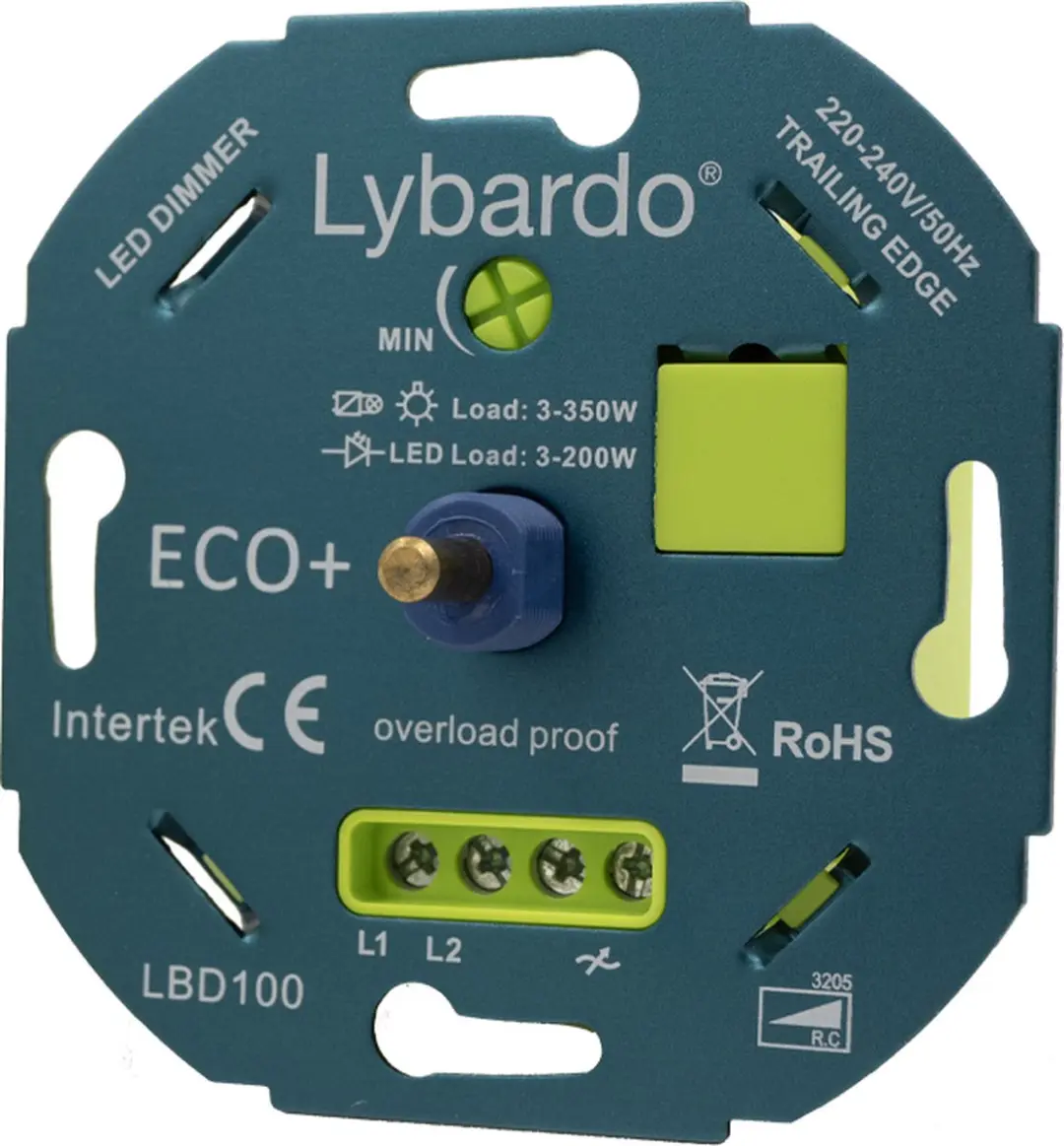 Lybardo DimTone GU10 LED 10 Stuks - 5.5W Dimbaar 2200K-2700K + Dimmer