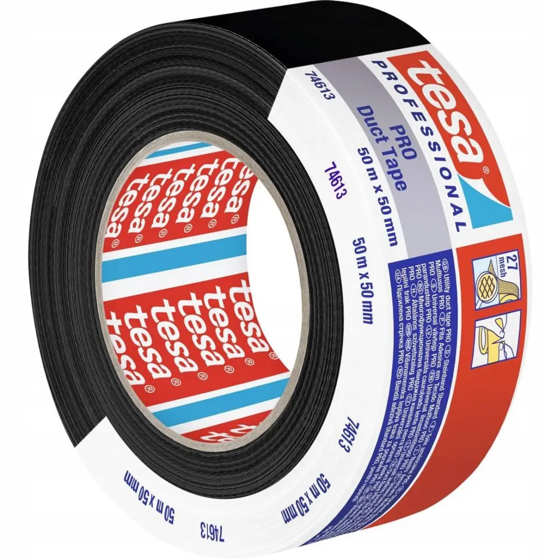 Tesa PRO Serie Waterdichte Reparatietape 50m x 50mm - 3 Stuks